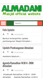 Mobile Screenshot of masjidalmadani.com